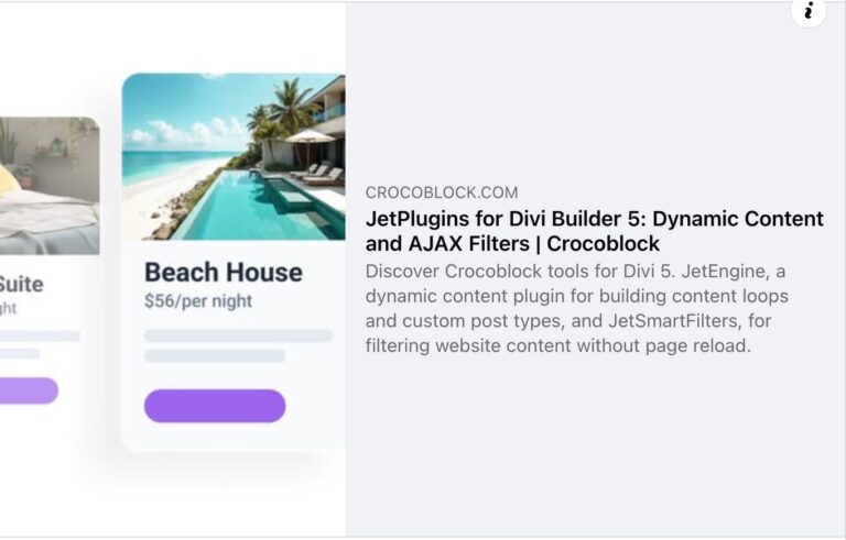crocoblock for divi