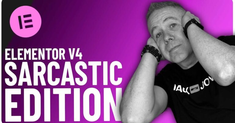 elementor v4 sarcastic edition