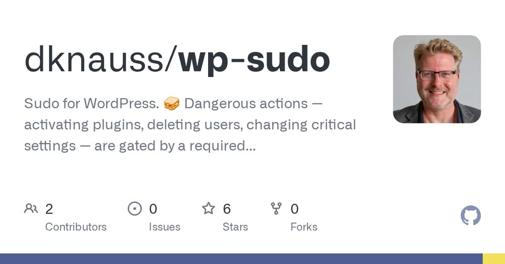 sudo for wordpress
