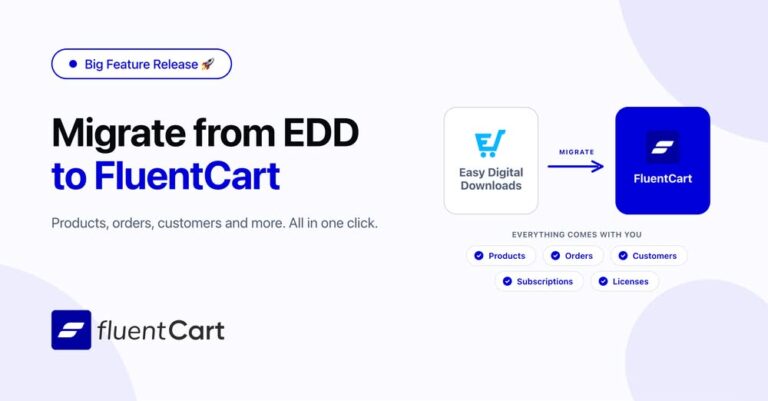 fluentcart edd migration