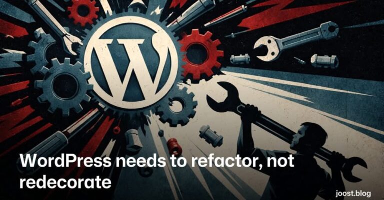 wordpress lacks an architect