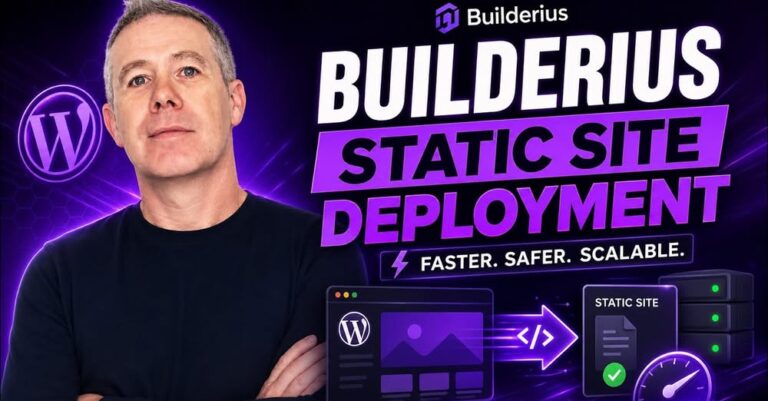 builderius deploy static site