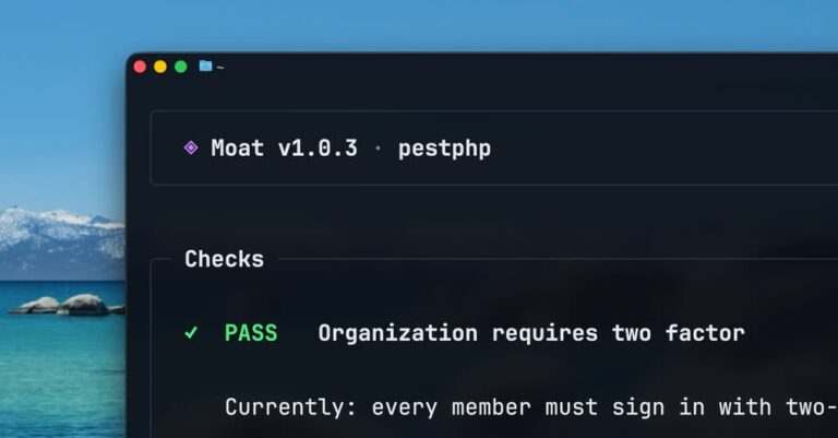 laravelmoat security scan