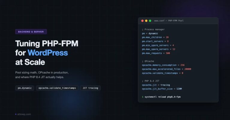 php tuning for wordpress