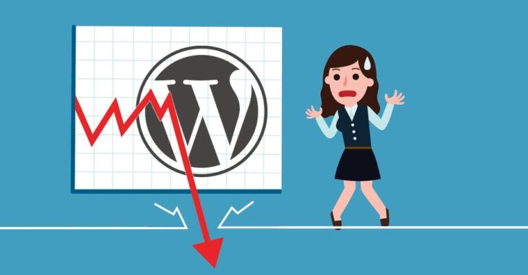 wordpress marketshare decline