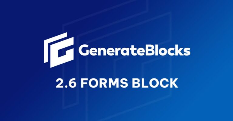 generateblocks forms block