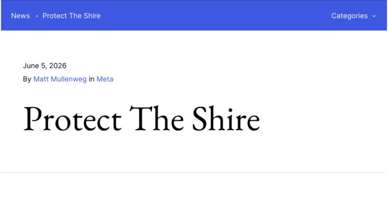 protect the shire