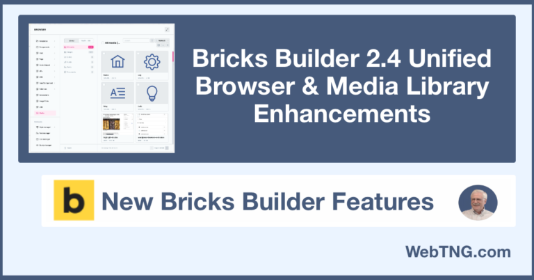 bricks builder browser