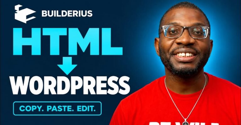 import html into builderius