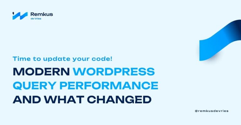wp query optimization