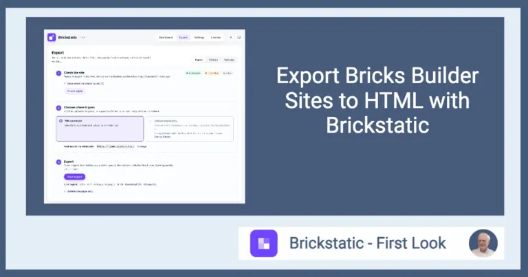 brickstatic first look