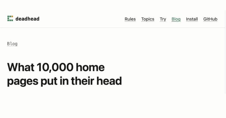 html stats
