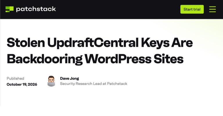 updraftplus central vulnerability